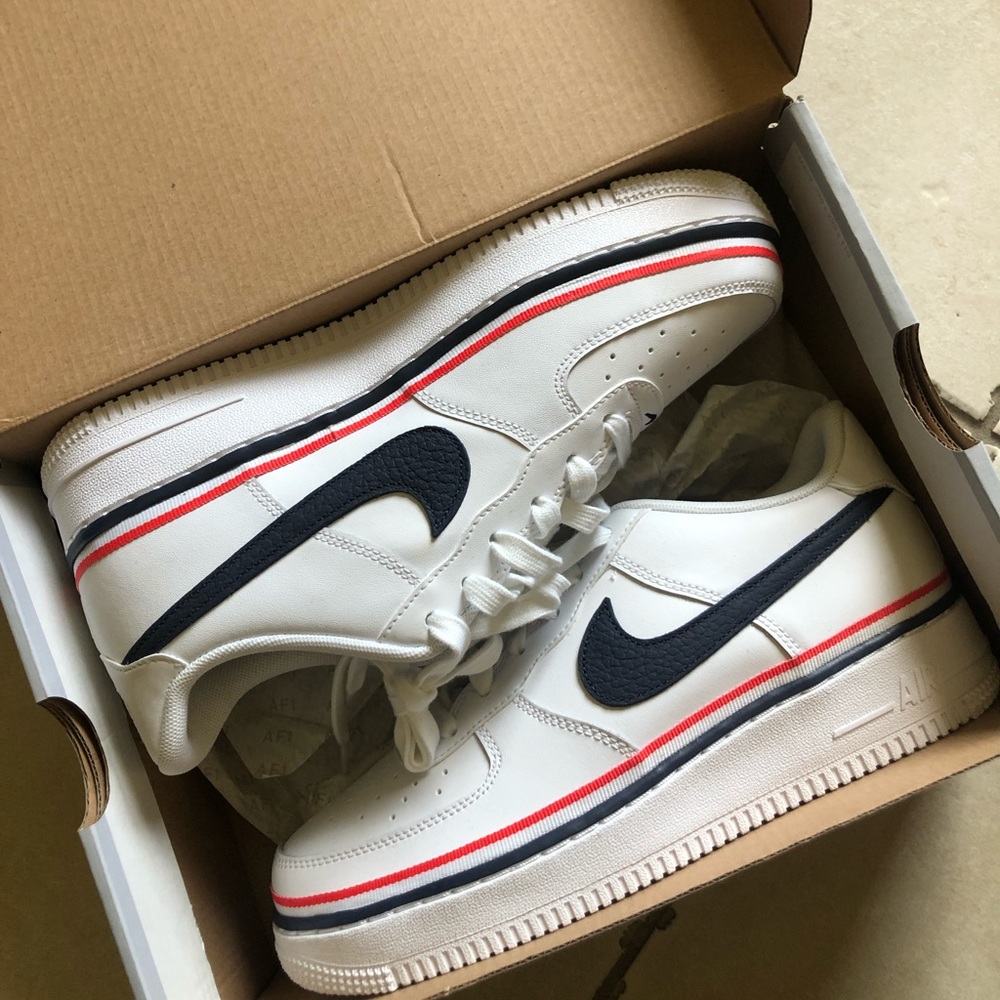 Nike Air Force 1 white/obsidian-habanero redblanco - Picture 4 of 4